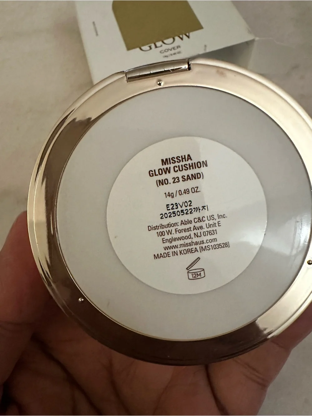 Missha Glow Cover Cushion - White